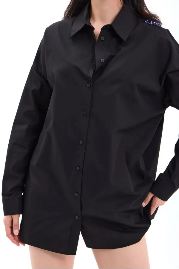 CHEMISE 7434 - NOIRE