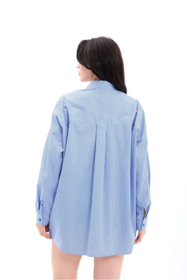 7448 GÖMLEK-ROMA ÇİZGİLİ