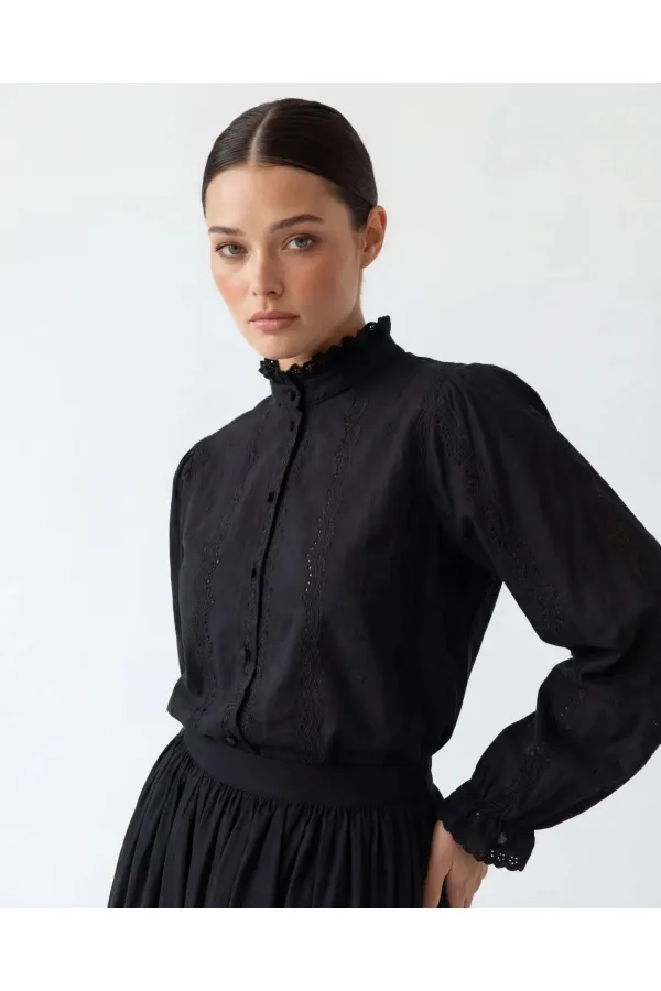 CHEMISE 6935 - NOIRE