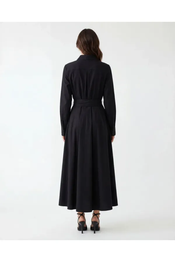 7607 DRESS - BLACK