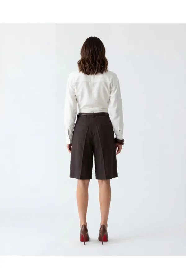 7446 SHORTS-BROWN