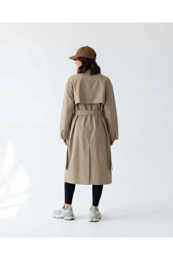 7535 TRENCH-COAT - CAMEL
