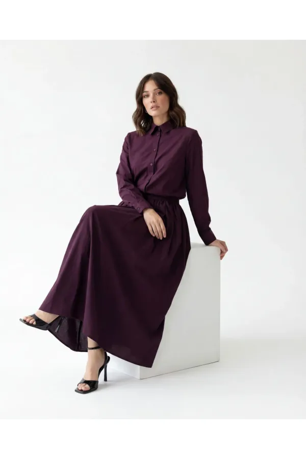 7573 SHIRT - BURGUNDY