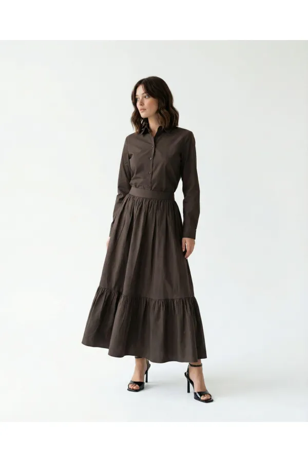 7581 SKIRT-COFFEE