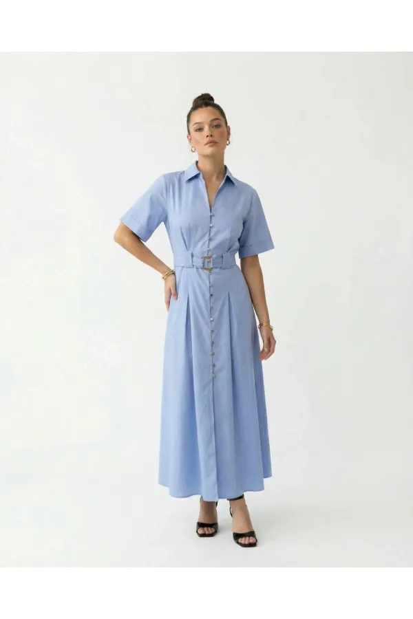 6948 DRESS - BLUE