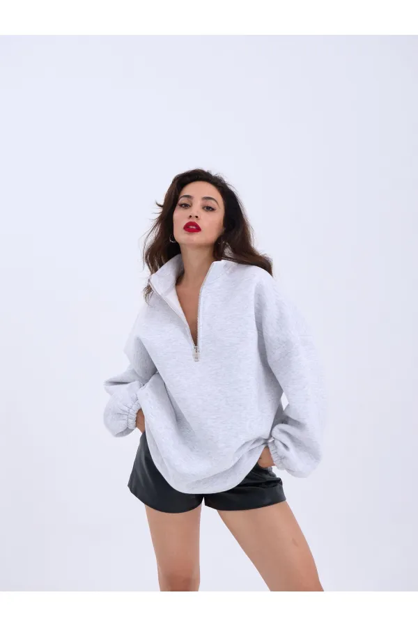 4987 SWEAT-SNOW MELANGE