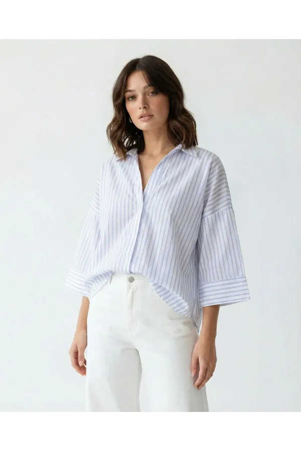 7556 SHIRT - BERLIN STRIPED