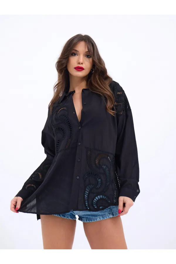 CHEMISE 6790 - NOIRE