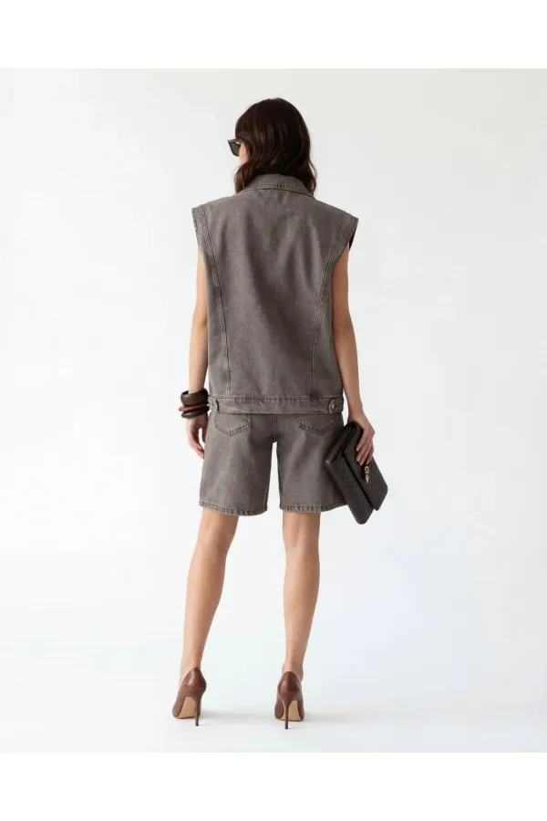 7630 KOT ŞORT-BROWN