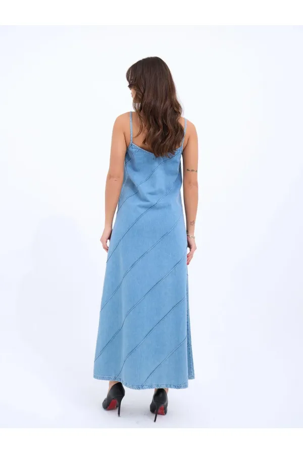 6770 KOT ELBİSE-MAVİ