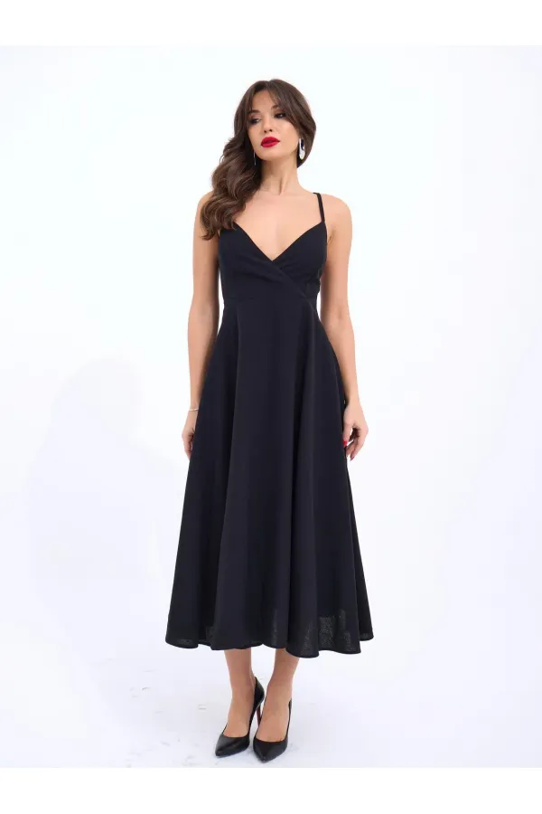7073 DRESS - BLACK