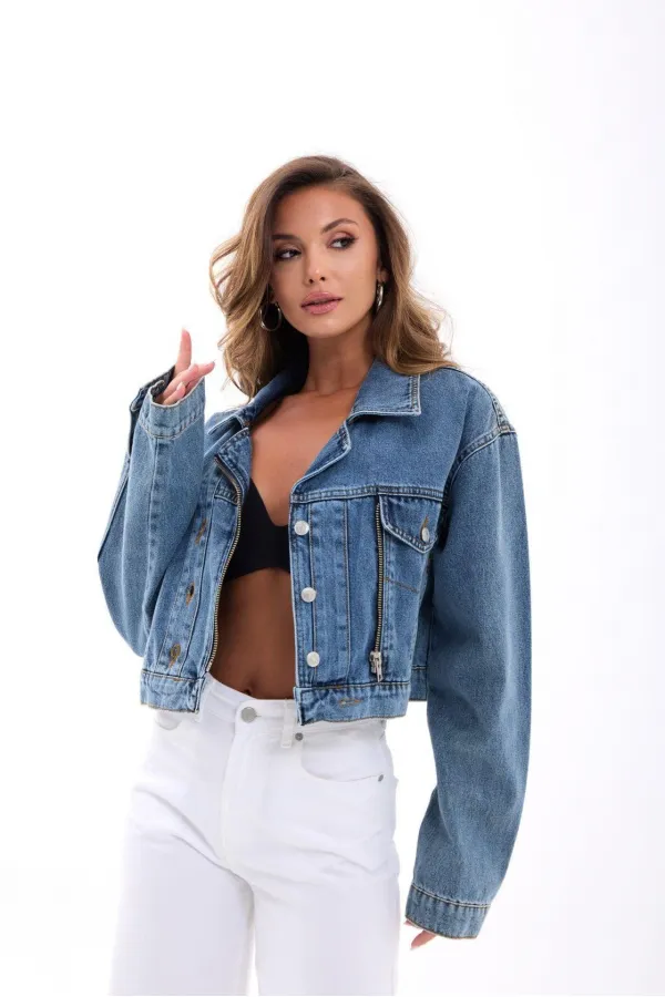 VESTE EN JEAN 6925 - BLEUE