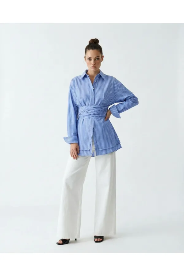 7606 SHIRT - LUCCA STRIPED