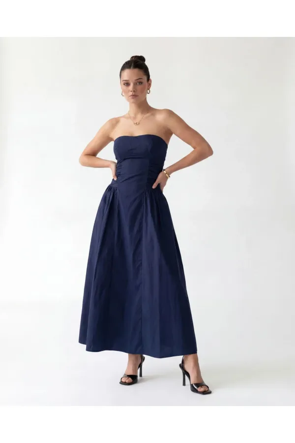 7595 DRESS - NAVY BLUE