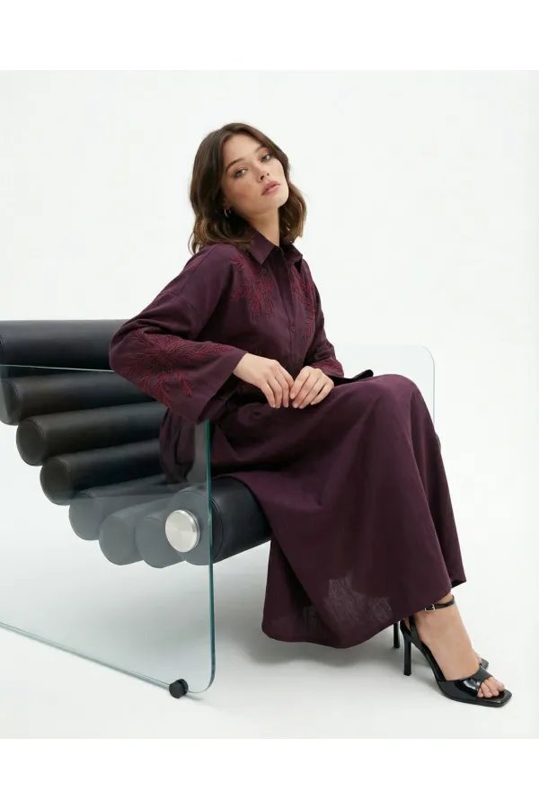 7614 SKIRT - BORDEAUX