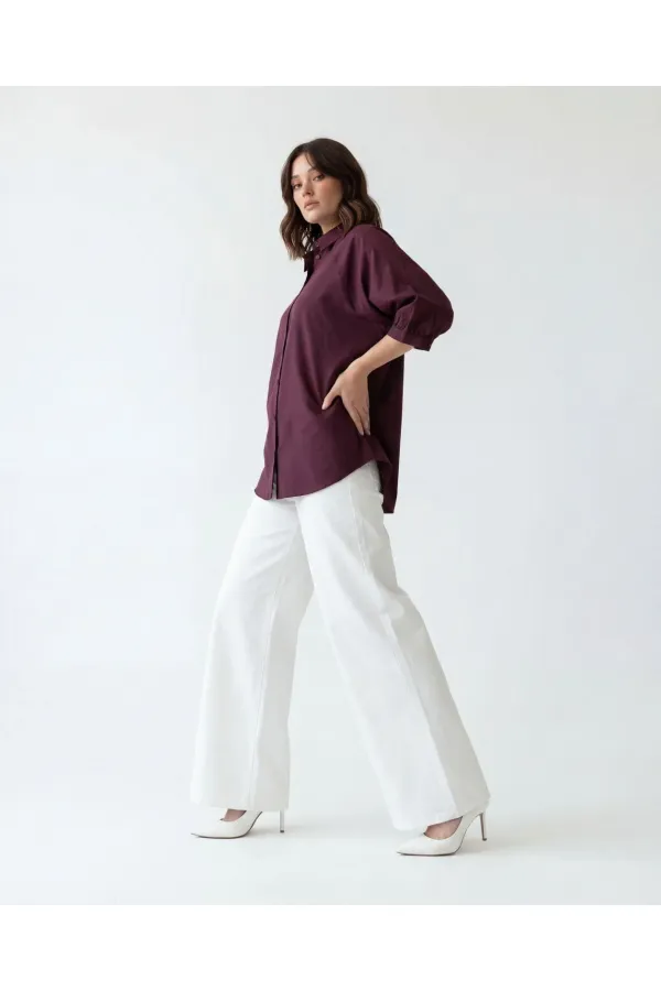 7452 SHIRT - BURGUNDY