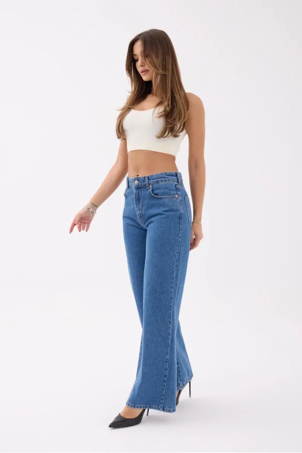 7504 KOT PANTOLON-MAVİ