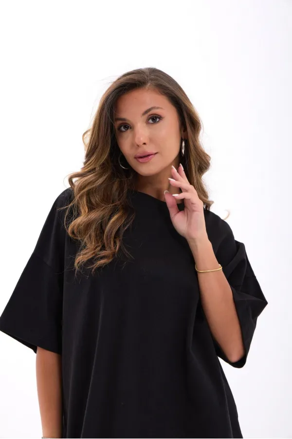 7170 T-SHİRT-SİYAH