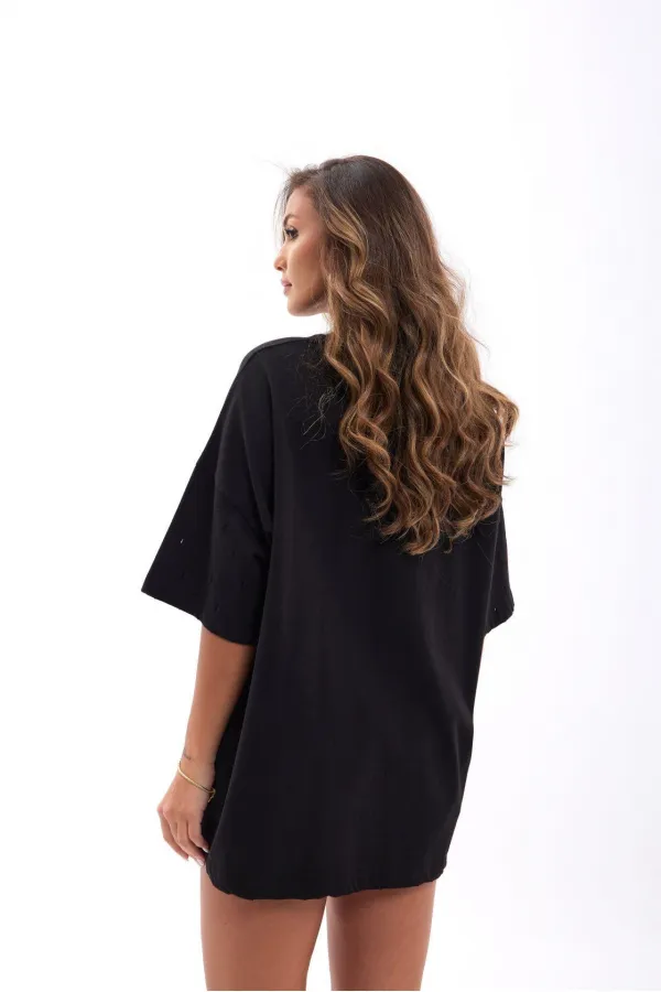 7169 T-SHİRT-SİYAH