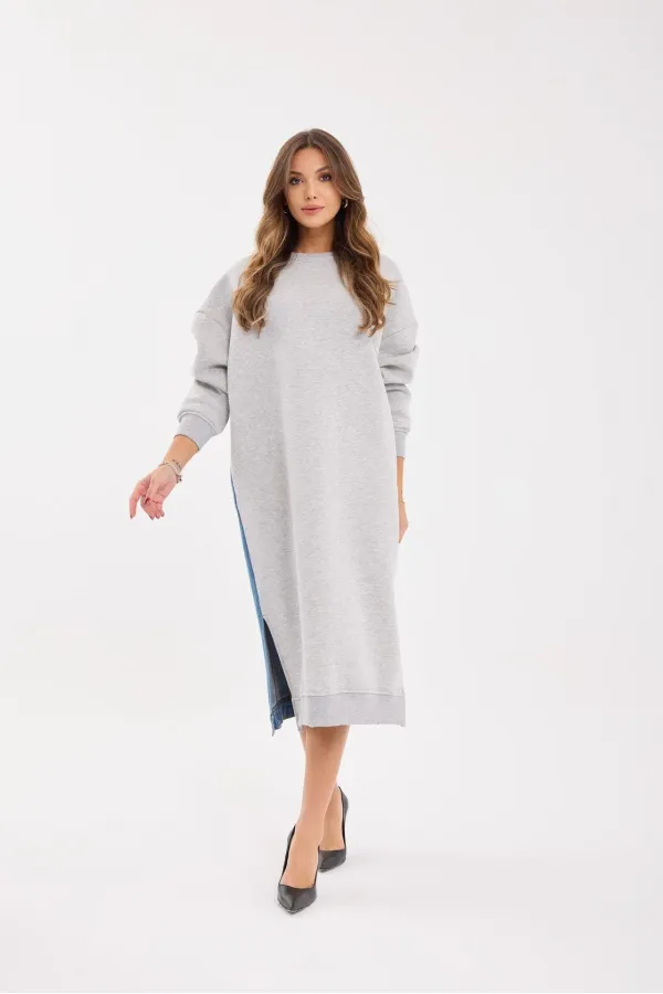 7194 LONG SWEAT-GRAY