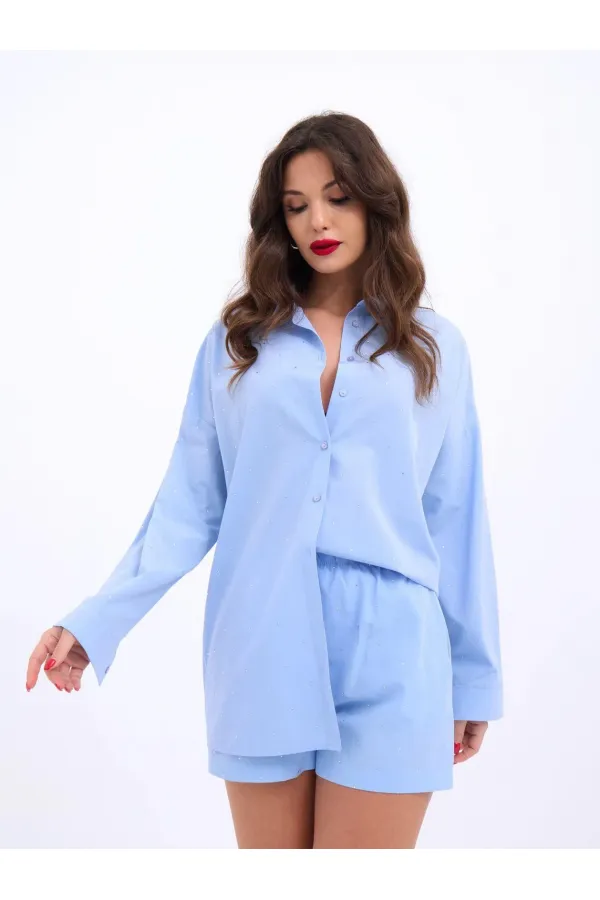 6972 ŞORTLU TAKIM-MAVİ