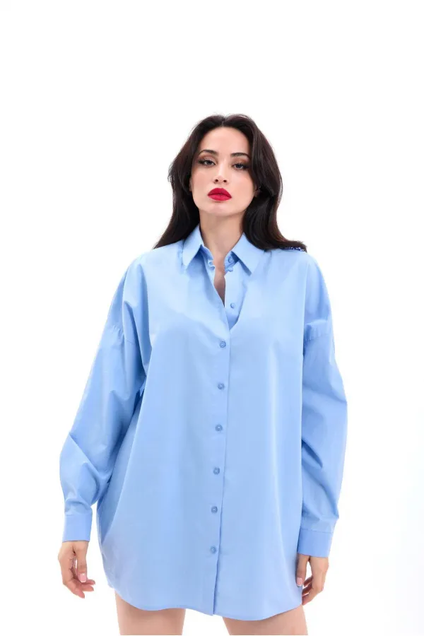 CHEMISE 7434 - BLEUE