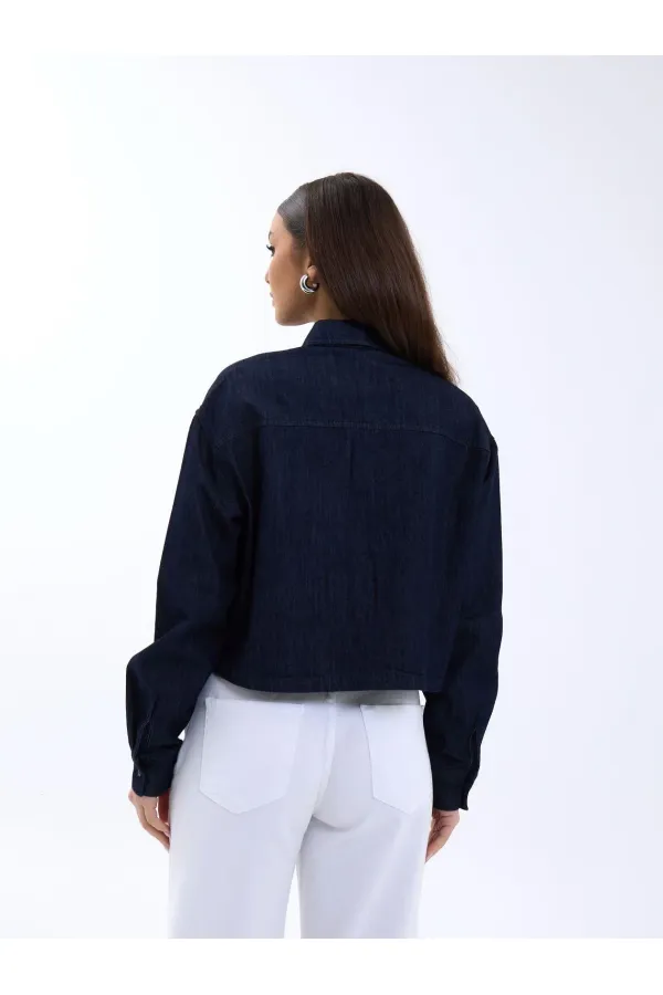 7362 KOT GÖMLEK-LACİVERT