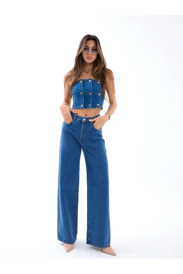 7415 DENIM PANTS - DARK BLUE