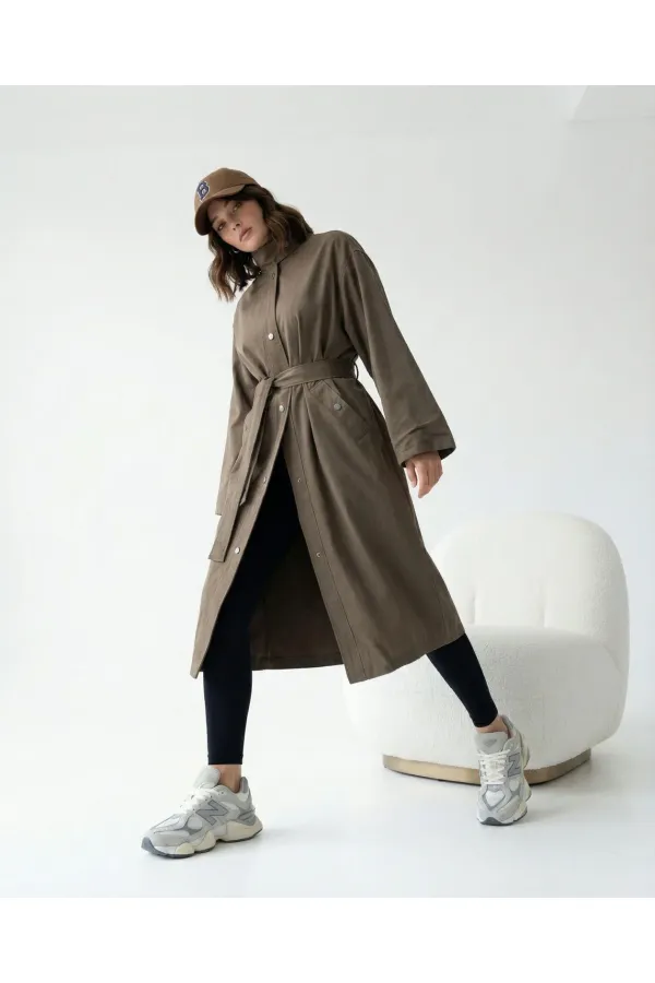 7535 TRENCH COAT - BROWN