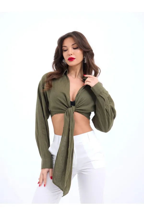 6759 CROP-KHAKI