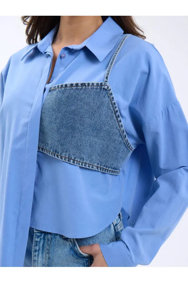 5419 GÖMLEK-KOYU MAVİ