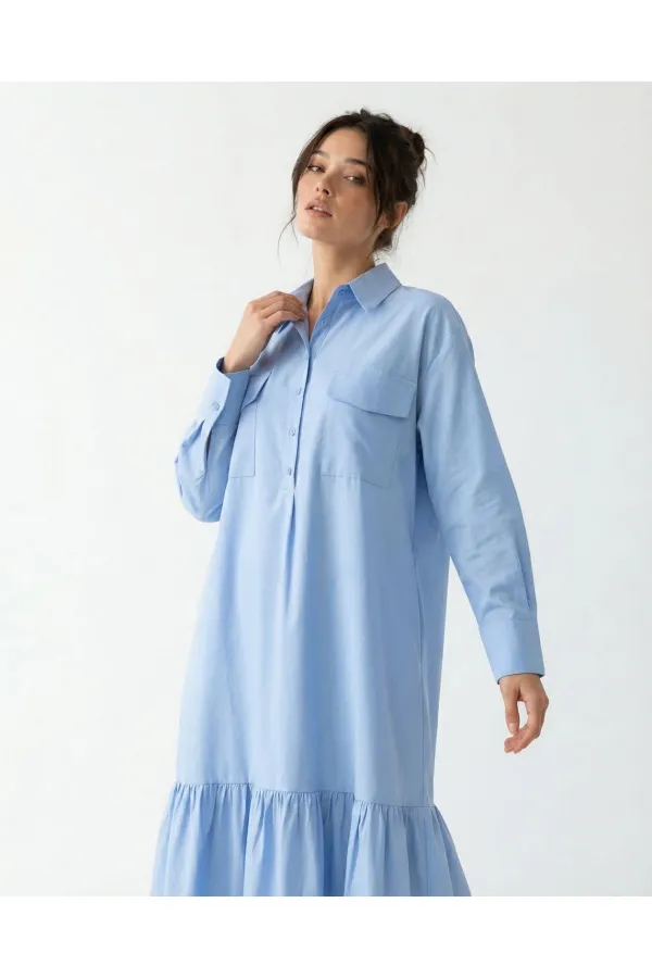 5855 DRESS - BLUE