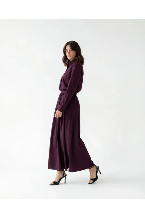 7573 SHIRT - BURGUNDY