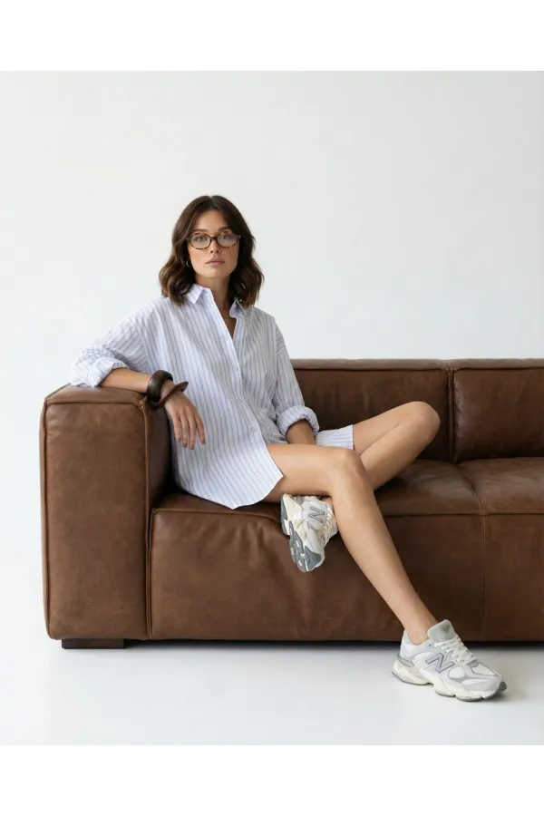 7057 GÖMLEK-BERLIN ÇİZGİLİ