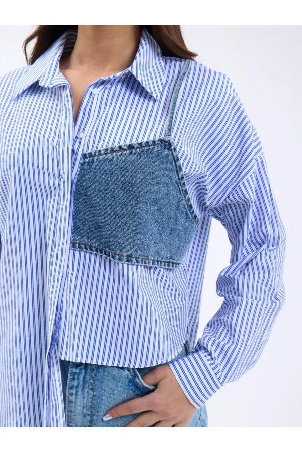 5419 GÖMLEK-WASHINGTON ÇİZGİLİ