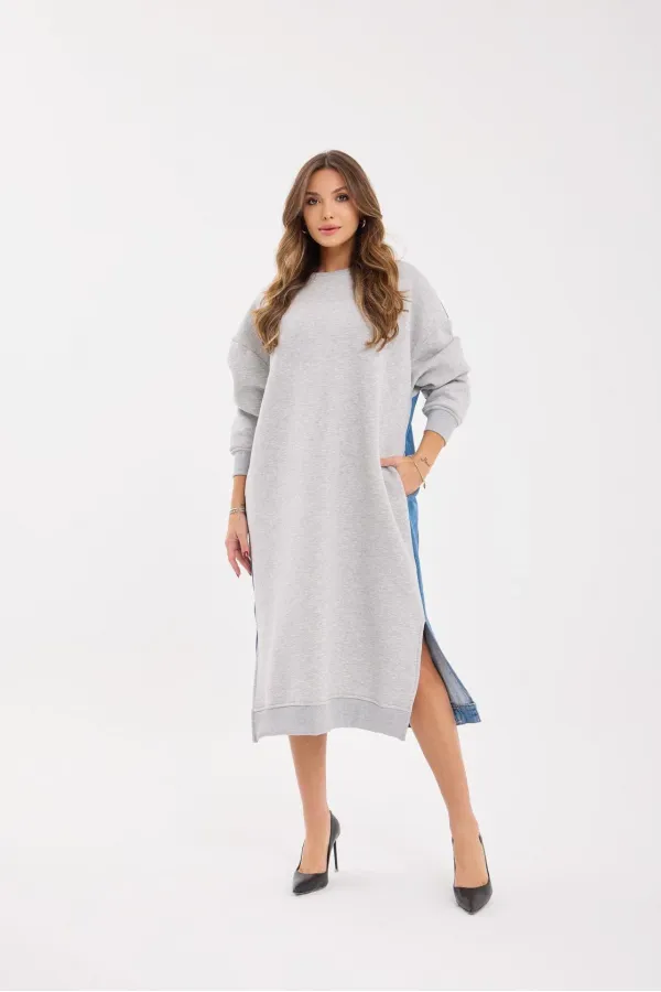 7194 LONG SWEAT-GRAY