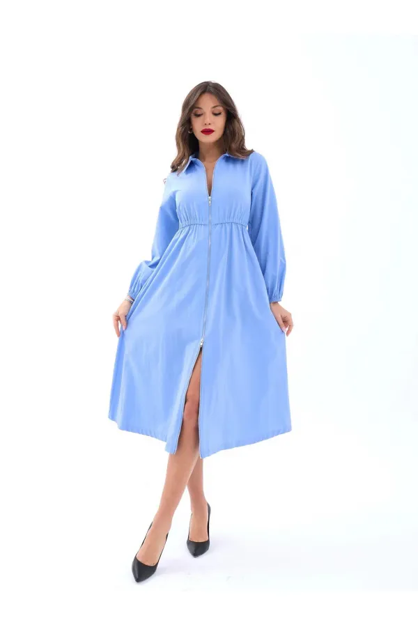 ROBE 6966 - BLEU FONCÉ