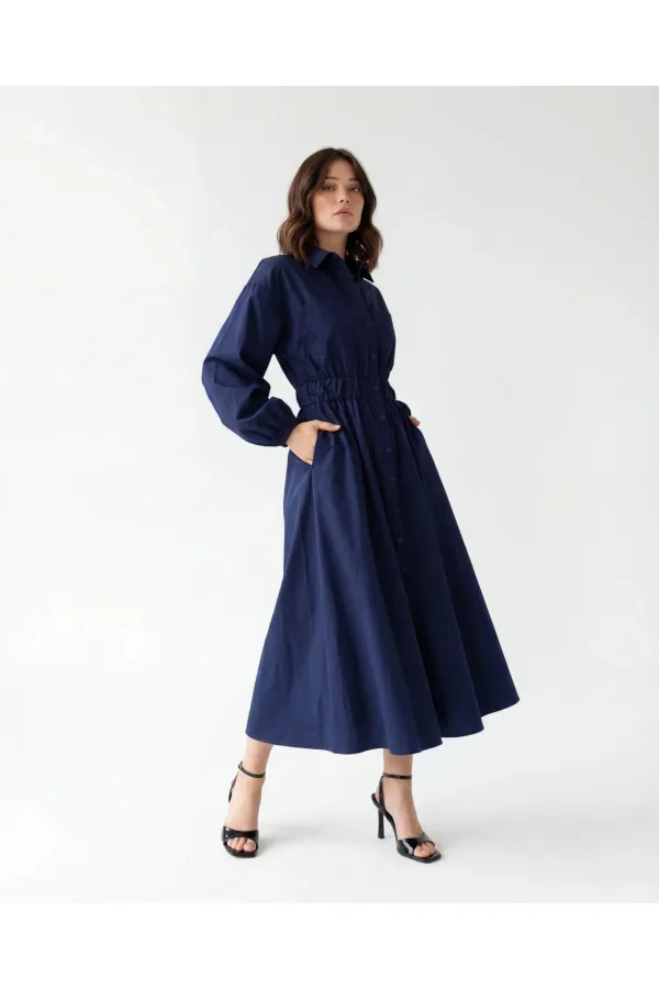 ROBE 5903 - BLEU MARINE