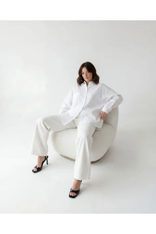 7554 SHIRT - WHITE 7554 SHIRT - WHITE