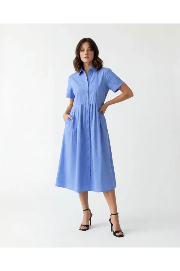 7561 DRESS - BLUE