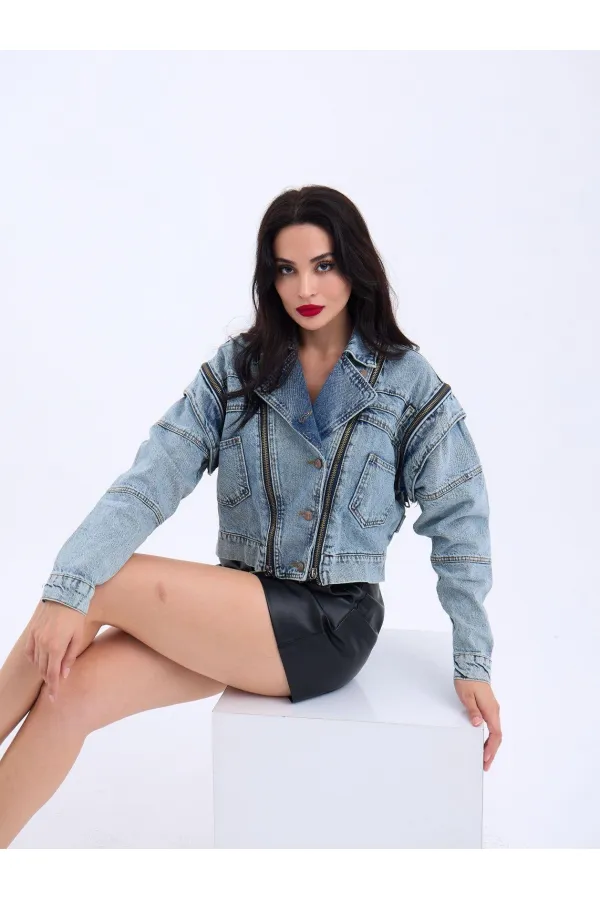 VESTE EN JEAN 6160 - BLEUE