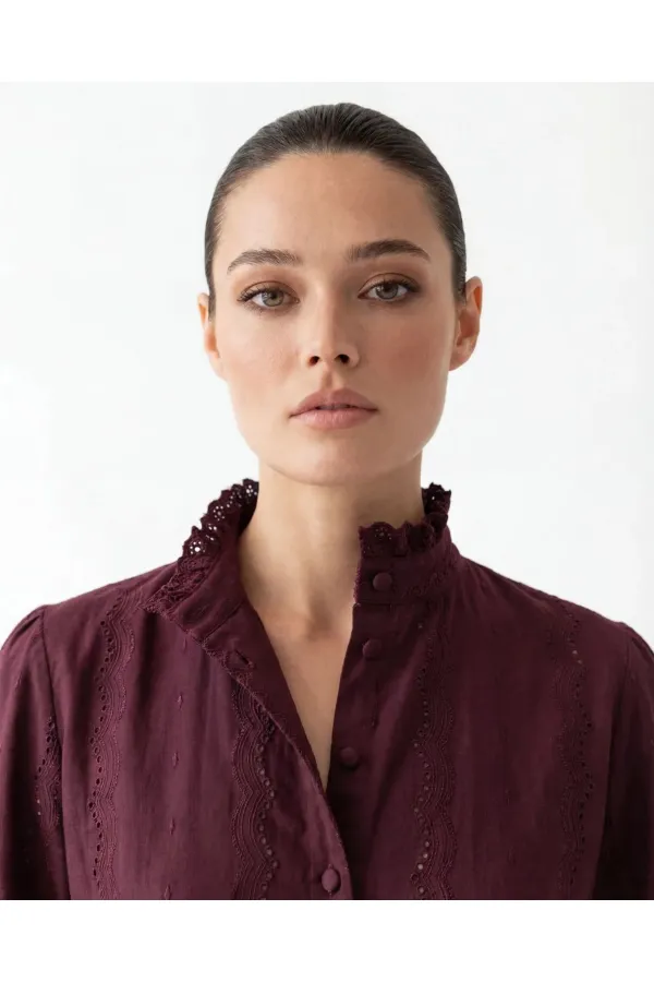 CHEMISE 6935 - BORDEAUX