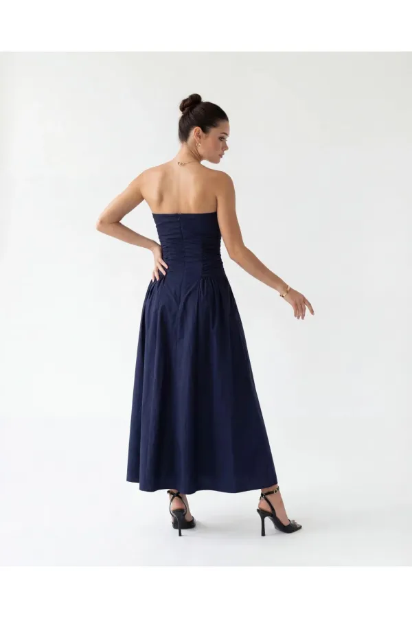 7595 DRESS - NAVY BLUE