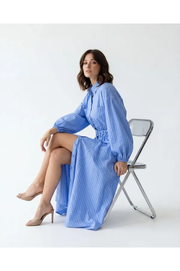 5903 DRESS - NOVARA STRIPED