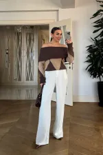 Madonna Yaka Triko Kadın Kazak