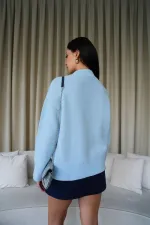 Yırtmaçlı Mini Kaşe Etek