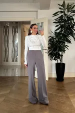 Women's Pants with Elastic Waistband