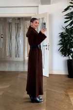 Şal Yaka Uzun Kadın Hırka