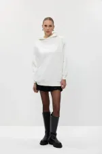 Basic Kapüşonlu Kadın Sweatshirt