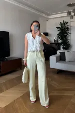 Fırfırlı Sıfır Kol Bluz